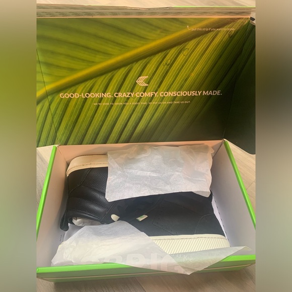 NWT Cariuma OCA Black Premium Leather Sneaker Size 9.5 Women’s - Picture 10 of 12